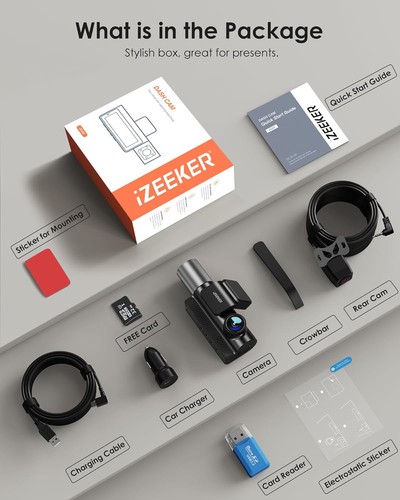 Izeeker channel dash cam - izeeker,