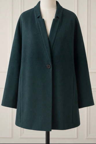 Jaeger green wool - green, lined