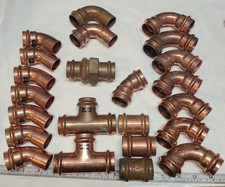 Lot of (23) Pieces 1" Copper