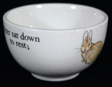 RARE VTG WEDGWOOD BEATRIX POTTER "PETER RABBIT" CHILDS SIZE SUGAR BOWL NEW