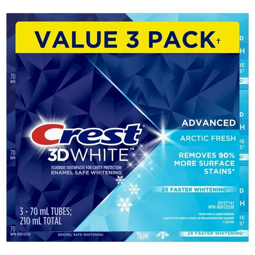 Pack crest white advanced - crest, 3d-white