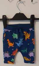TU Jogging Bottoms Leggings 0-3Months Baby Boys Blue Dinosaurs Elasticated Waist