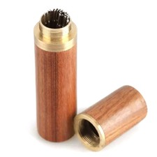 Wooden Needle Storage Box For Hand Sewing Needles And Large Eye Needles