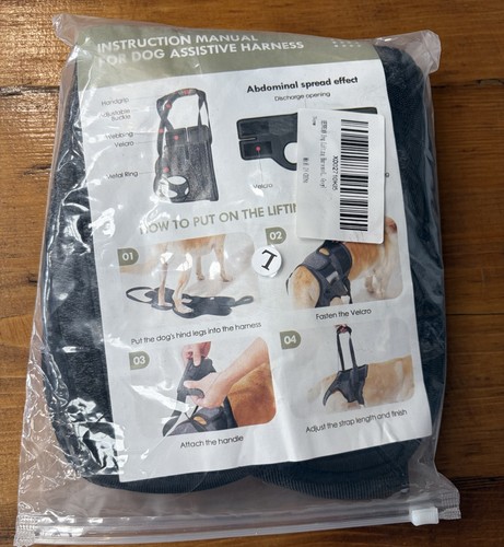Dog rear lift support - lift,