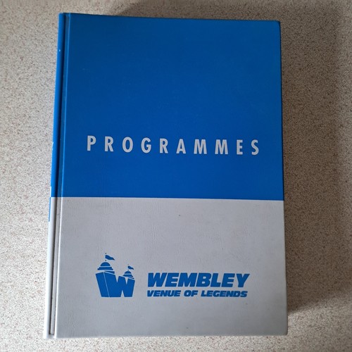 Wembley programme binder - 90-91,