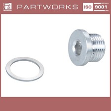 Oil drain plug engine for
