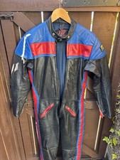 Vintage TT Motorcycle Racing Leathers Size Uk 40