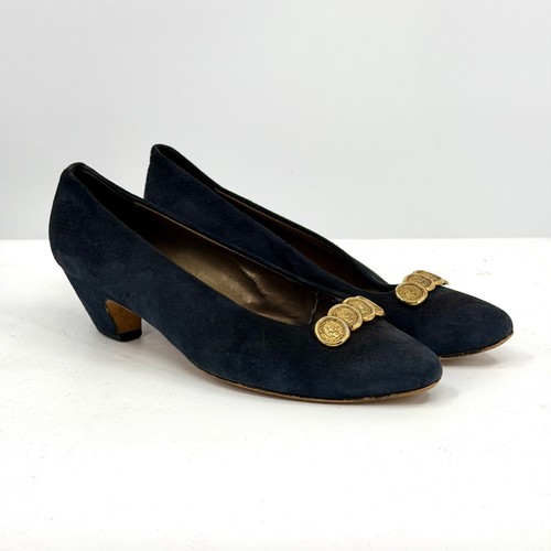 Vintage 80s vaneli navy - vintage,