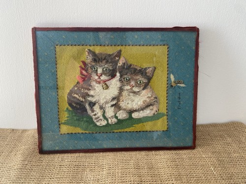 Vintage needlepoint tapestry - vintage,