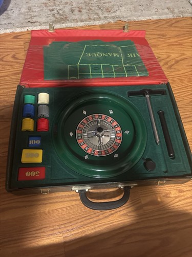 Vintage portable roulette - roulette, set
