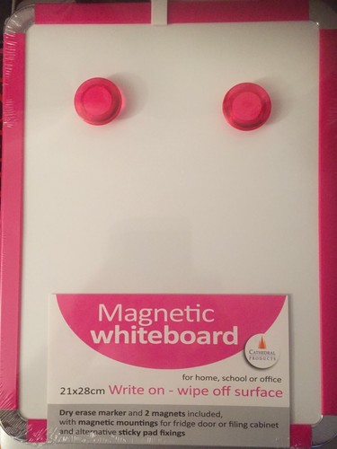 Magnetic whiteboard pink - magnetic,