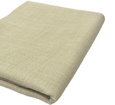 SOFT PLAIN LINEN LOOK FABRIC CRAFT CURTAINS BAG MATERIAL DRESSMAKING UPHOLSTERY
