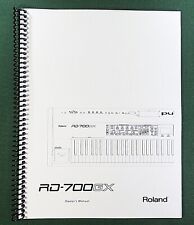Roland RD-700GX Owner's