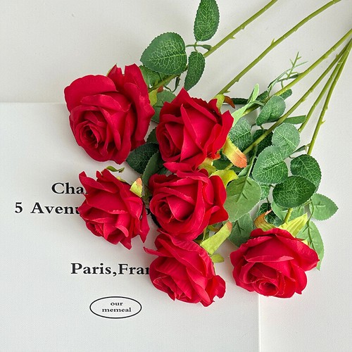Artificial roses flowers - roses, silk