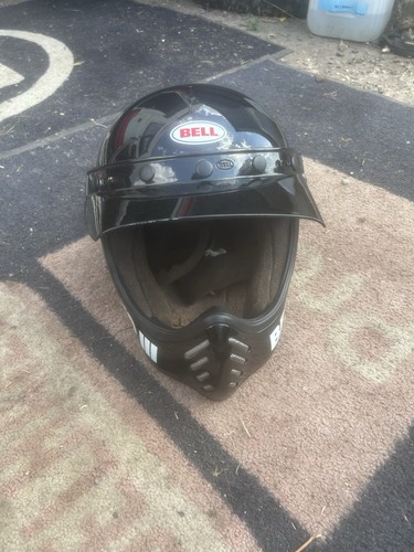 Bell moto helmet with - moto,