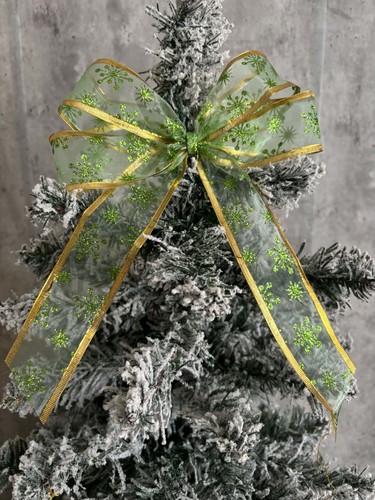 Green gold christmas - green,