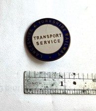 Lancashire and Yorkshire Railway WW1 Service Badge (rarer Version)