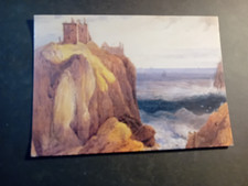 William Daniell Art Postcard, Dunnottar Castle, Unposted