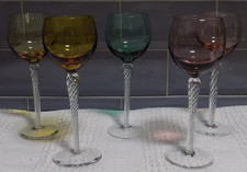 Vintage Set of 5 Coloured Long