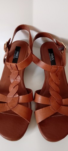 Marks and spencer sandals tan - and,