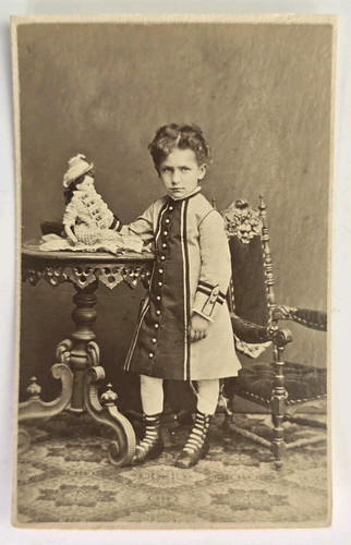Antique cdv photo porcelain - antique,