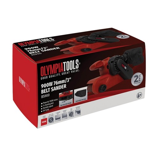 Olympia belt sander - olympia, 900w
