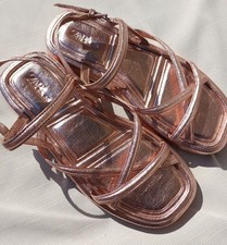 Zara Rose Gold Metallic Strap