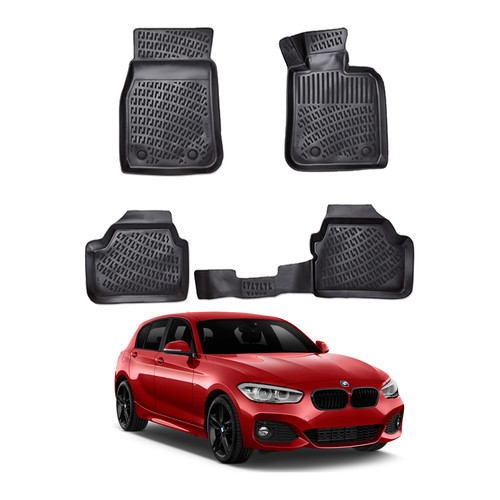 Rubber floor mats bmw - rubber,