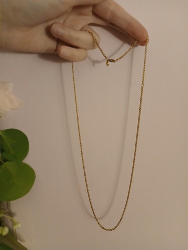 Pandora gold necklace rolo - gold,