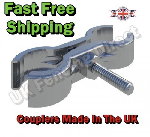 Site fencing coupler - coupler, security