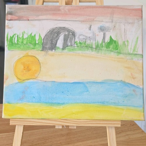 Abstract landscape beach - landscape,