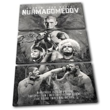 Khabib Nurmagomedov UFC MMA Sports TREBLE CANVAS WALL ART Picture Print