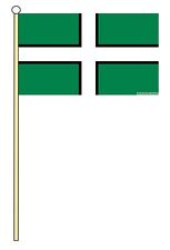 DEVON ENGLISH COUNTY medium HAND WAVING FLAG 9"X6" 22.5cm x 15cm