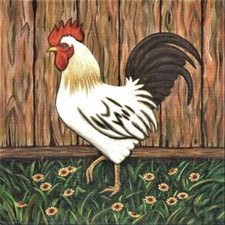 farmyard COCK CHICKEN ROOSTER