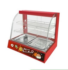 Commercial Pie Showcase Warming Hot Food Cabinet Display 