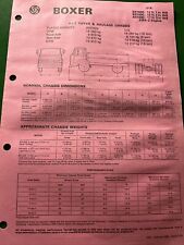 Leyland Boxer 4 X 2 Tipper And Haulage 1978 Truck Sales Spec Brochure Frameable