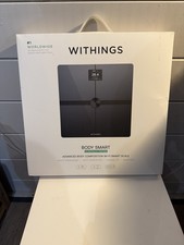 WITHINGS Body Smart Advanced Body Wi-Fi Scale in Black Model WBS13