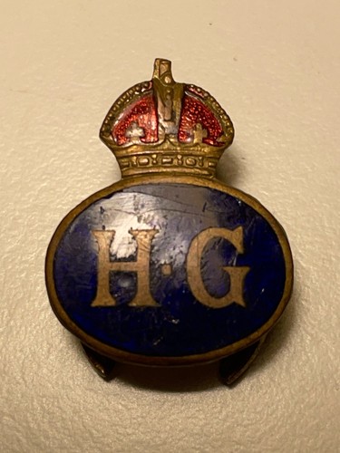 Home guard enamel lapel - home,