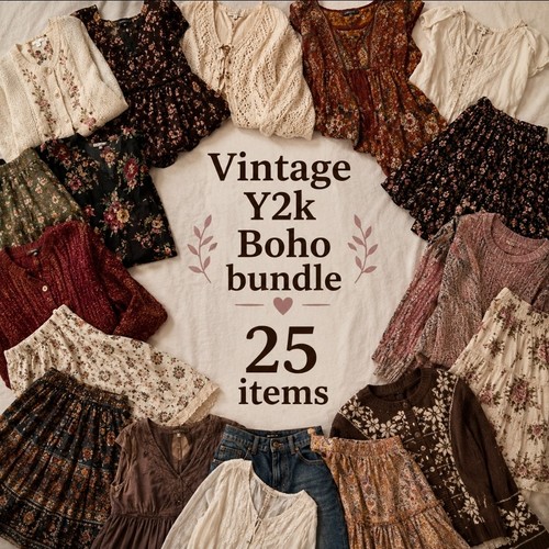 25x vintage y2k boho - y2k,