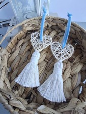 Wicker Heart Pendant Rustic