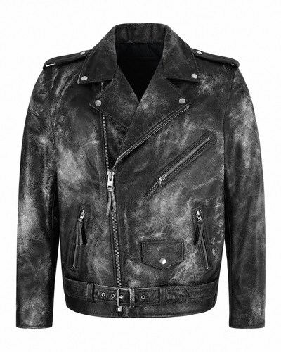 Men distressed white - men's,