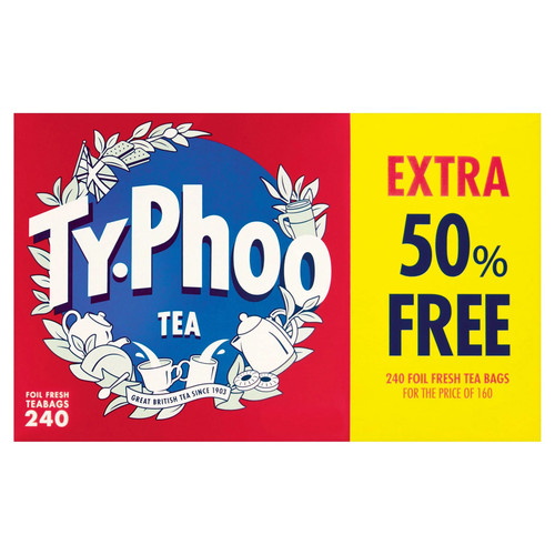 Typhoo 240 tea - typhoo, foil
