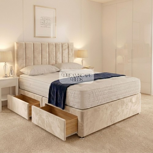 Panel divan bed set - set, with
