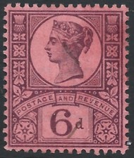 GB QV, 1887-1892, SG#208, 6d