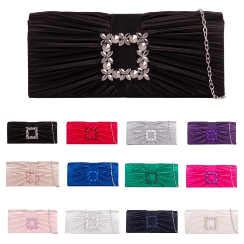 Women satin clutch bag long - women's,