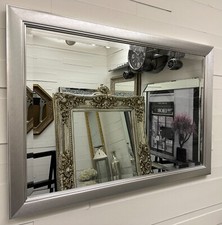 Mirror X LARGE Silver Framed Elegant Contemporary Simple Wall Mirror RICHMOND