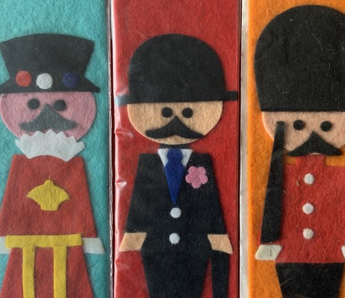 Vtg 1970s felt - felt, fabric