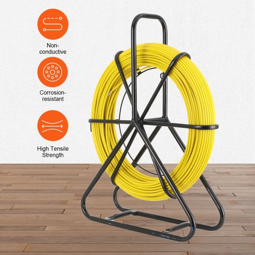 Fiberglass duct rodder cable - duct,