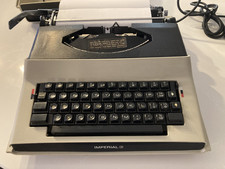 Imperial 300 Electronic Typewriter Vintage Retro 1970's With Carry Case