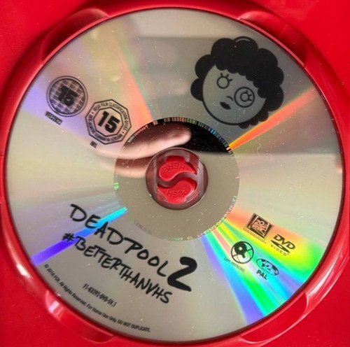 Deadpool dvd disc - deadpool,
